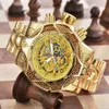 Niezbadany zegarek 2021 Sprzedawanie wysokiej jakości dużej daty automatycznej daty na nadgarstek ze stali nierdzewnej kwarcowe zegarki ReliOJ de Hombre277n