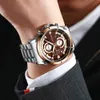 Armbandsur Curren Mens Watches Fashion Top Brand Luxury Business Automatic Date Watch Men Casual Waterproof Relogio Masculinobox 230727