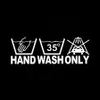 16 5 5 3CM Hand Wash Only interesting motocycle car sticker decal laptop decal CA-144256l