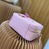 Bolsos de cosméticos Estuches Bolso de cosméticos de diseñador rosa Mujeres mini Cadena Bolso de mano Bolsos de hombro Estuches de tocador de viaje Carteras de alta calidad Z230731