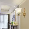 Wandlamp SAROK LED Binnenverlichting Messing Luxe Blaker Armatuur Decoratief Voor Thuis Slaapkamer Woonkamer Eetkamer
