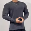 رجال الرجال رجال الرجال بلوزات الأزياء O-Collar Pullovers Streetwear Loose Long Sleeve T-Shirt Male Spring Autumn Slofs Switshirt Top Switshirt Top