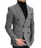 Men's Suits Blazers Formal 2023 Burgundy Red Grey Lapel Tux Men Slim Fit Coat Jacket Custom Made For Wendding Party Woolen cloth 230728