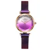 ساعة معصم فاخرة نساء Wristwatch Golden Top Brand Steel Magnet Buckle Layes Watches Small Dial Quality Gift Girl Lrist Lrist
