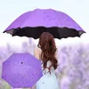 100pcs partia parasol anty-UV parasol Słońca parasol magiczny kwiat kopuły krem ​​przeciwsłoneczny przenośny 3-osobowy pożar 318g