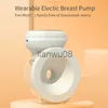 Pięśśnia elektryczna Pump Pump do noszenia Ręka bez karmienia piersią Automatyczna metoder dla nowonarodzonego dziecka przenośny ekstraktor mleka x0726