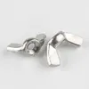 Tool Parts 50 100pcs M3 M4 M5 M6 M8 M10 M12 Wing nuts 304 Stainless Steel Butterfly Nuts DIN315 230727