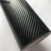 High Quality 6D Carbon Fibre Vinyl Film For Car Wrap With Air Bubble Like Real Carbon 1 52x20m Roll 5x67ft299B