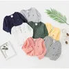 Tshirts Summer 28 9 10 Years Baby ChildrenS Clothing Solid Color Soft Cotton Long Sleeve Pullover Basic TShirt For Kids Boys 230728