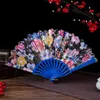 Prodotti in stile cinese Ventaglio pieghevole floreale vintage retrò ventaglio cinese a mano danza prop mestiere decorazione della casa regalo fan