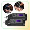 Práctica fuente de alimentación inalámbrica para tatuajes, pantalla LCD, batería para máquina de tatuaje de gran capacidad, interfaz RCA DC, trabajo de 8 horas de duración, 3705644