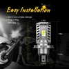 Oświetlenie motocyklowe Auxito 16000LM 9003 H4 LED Motorcycle Reflight 12V Super jasne 6500K białe H4 Moto Culbs Lampa Motorbike Akcesoria x0728