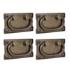 Party Decoration 4Pcs Vintage Antique Bronze Drawer Ring Pull Handles Cabinet Door Furniture Handle281K