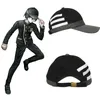 Ball Caps Coslive Danganronpa v3 saihara shuichi baseball kapelusz cosplay cosplay pro czarny ciemnoszary bawełniany rozmiar unisex