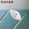 Diamantes soltos DJMAX 0,2-10 ct Raro Marquise Cut Pedra solta D Color VVS1 Crescido em laboratório Super White Certified Marquise Diamond 230728