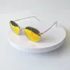 Lunettes De soleil De verre De haute qualité homme femme bande Vintage lunettes De soleil rondes sport pilote lunettes Gafas De Sol