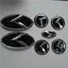 4pcs set 3D red black K logo badge for KIA new Forte YD K3 2014 2015 FRONT REAR STEEING WHEEL CAP Cover STICKER215p