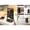 Wtyczki inteligentne Smart Table Tower Gniazda UE/UK/US 3-warstwowe 12 punktów sprzedaży 10A 4 USB BITA-C 220V Pionowe USB Patch Patch Patch Patel HKD230727