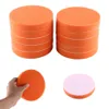 10Pcs Set 6 150mm Car Polishing Pads Sponge Polishing Buffing Waxing Pad Kit Tool For Car Polisher Buffer Orange Auto Care 273F