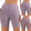 Short actif de Yoga Capris pour femmes, pantalon de cyclisme à poches serrées, taille haute, maille de levage des hanches, printemps/été