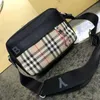 Designer Luksusowe torby BB dla kobiet Wysokiej jakości brązowe torebki krzyżowe Vintage skórzane portfel Paris Plaid the Totes Bag