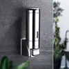 Dispenser di sapone liquido in acciaio inox a parete per bagno shampoo doccia gel contenitore bottiglia accessori da cucina