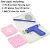 Professional Hand Tool Sets Ear-Nose Body Navel Gun Set 98-piece Disposable Sterile Kit Safety Piercing Earrings Salon Home253B