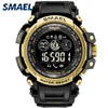 Men Digital T. WIND WATKS LED DISLAK SMAEL WATCH DO MĘŻCZYZNY CYFROWY CLOCK MĘŻCZYZN STAWKI SPORT WATCHY BIG DEL 8018 WTAERPROOF MEN SAWKE