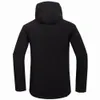 Giacche da uomo Supporto per il design personalizzato Personalizzazione Fai da te Militare Arrampicata all'aperto Giacca da uomo Softshell con cappuccio in pile caldo impermeabile 230727