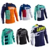 Cyclisme Chemises Hauts VTT Descente Jersey VTT Offroad DH Vélo Motocross HISERWA LEATT JERSEY 230728