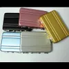 Vintage Mini Aluminum Briefcase Suitcase Business Name Credit Card Holder Case301M