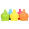 Hot Kids Toddler Baby Portable Spill-Proof Elephant Silicone Reusable Cup Cover Lid Baby Drinking Training Water Bottle Cup Accessories LL