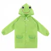 Jackor onepiece Raincoat Cartoon Animal Children Outdoor Waterproof Rain Coat Clothes Baby Boys Girls Rainwear Rainsuit 230728