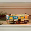 Decorazioni natalizie Edificio luminoso Natale Babbo Natale Car House Village Holiday Garage Decorazione Griswold Villa Home 220m