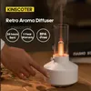 1pc draagbare luchtbevochtiger met LED-nachtlampje: aromatherapie-diffuser met intelligente uitschakeling voor etherische oliën van planten - DQ-708