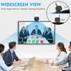 Webcams 1080P 2K FullHD Webcam Webcamera Verstelbaar licht Autofocus Microfoon Computercamera-stekker voor video