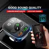 Auto Bluetooth Fm-zender 5 0 Mp3-speler Handen Audio-ontvanger 3 1A Dual USB Fast Charger Ondersteuning TF U Disk277I