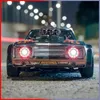 كهربائي RC Car Muscle Sports 50km H 1 16 16303 عالية السرعة 4WD RC DRIFT LED LED 2.4G ألعاب التحكم عن بعد للبنين هدية 230727