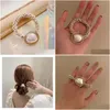 Other Fashion Accessories Heavy Industry Pearl Hair Ring Headrope Headwear Small Tie Horse Tail Rope Light Luxury Drop Delivery Otfya