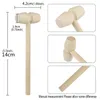 Mini Wooden Hammer Seafood Lobster Crab Leather Crafts Jewelry Chocolate Shellfish Wood Mallets Hammers Baking Tools Kids Toys