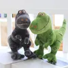 Partihandel Olika storlekar av tvåfärgade tryckta simulering Dinosaur Tyrannosaurus Rex Plush Toy Doll inomhusdekoration