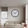 Wall Clocks Modern Design Silent Pixel Clock Acrylic Mirror Stickers Living Room Bedroom Office Home Decoration Fashion Watches