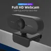 Webcams Full 1080p Webcam avec mini caméra d'ordinateur flexible rotative pour caméra de bureau Webcam éducation en ligne R230728