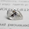 Diamanti sciolti DJMAX 0,2-10 carati Raro taglio a pera Pietra sciolta Real D Color VVS1 Lab Grown Super White Certified Pera Diamonds 230728