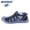 Sapatos sociais estilo BONA Tênis de corrida masculino com cadarço Sapatos atléticos para caminhada ao ar livre tênis de corrida confortável rápido 230728