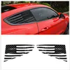 Ford Mustang 2015-2020 American Flag3037用の車のリアクォーターウィンドウデコレーションステッカー