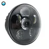 Illuminazione moto 575 pollici Led faro halo Anello bianco DRL Angelo occhio Per Dyna Sportster Softail 5 34 "Faro x0728