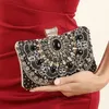 Avondtassen Luxe Diamond Banket Water Diamond Bag Party Wedding Gift Bag Ball Dress Handheld Bag Charming Pearl Embroidery Evening Bag 230727