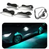 4Pcs Lot Single Color Universal Car Light Car Decorative Lamp Wheel Eyebrow Lights Atmosphere Styling288Y