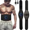 Attrezzatura sottile portatile EMS Stimolatore muscolare Addominali Allenatore addominale Cintura tonificante Ricarica USB Pancia corporea Perdita di peso Palestra di casa Equipaggiamento fitness Unisex 230728